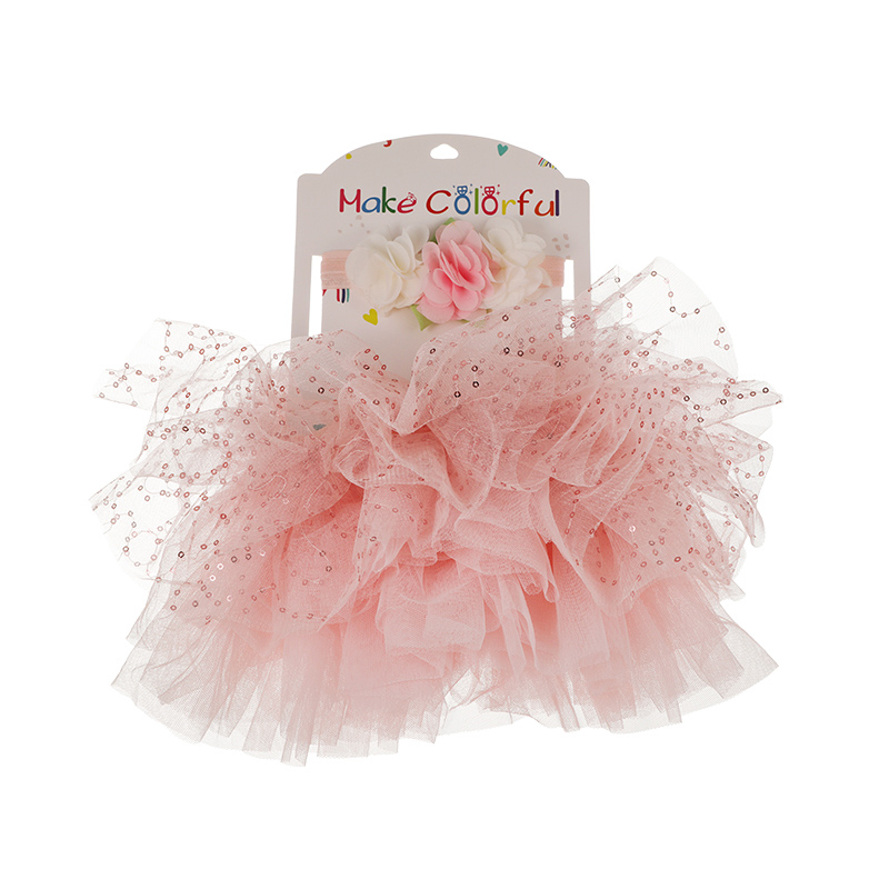 Pink Lace Sleeve Tutu